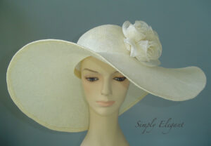 Simply elegant hat by Polly Singer