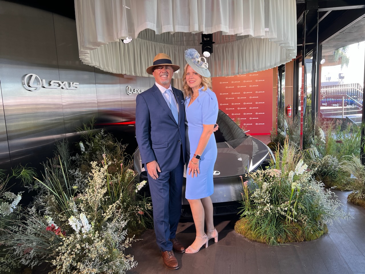 Susan Elkington at Melbourne Cup