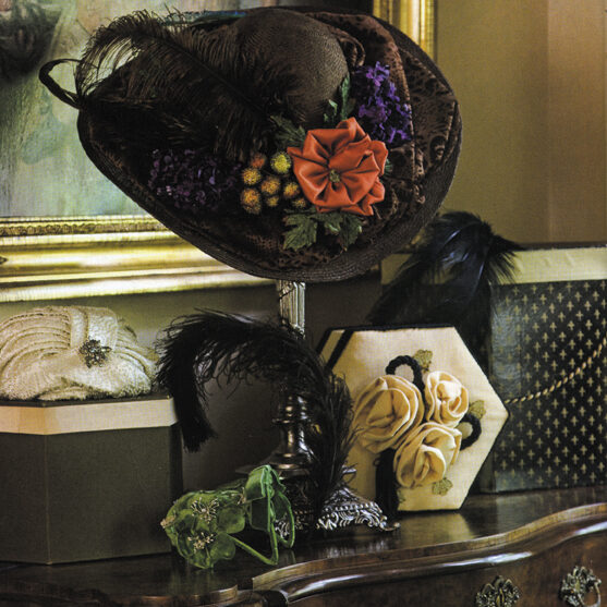 Tea Times – Fall Romance Polly Singer's hat in Tea Time Magazine