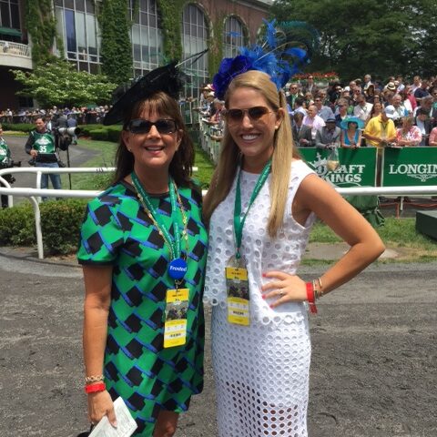 McLaughlins at Belmont Letty and Erin McLaughlin at the Belmont