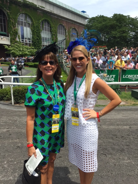 McLaughlins at Belmont Letty and Erin McLaughlin at the Belmont