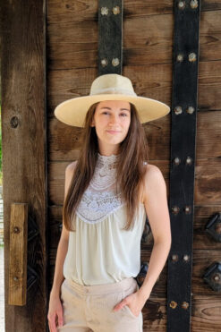 Raina Wide Brim Fedora