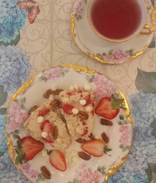 strawberry scones from Polly Singer