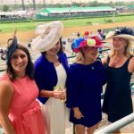 Love these ladies all sporting Polly Singer hats!