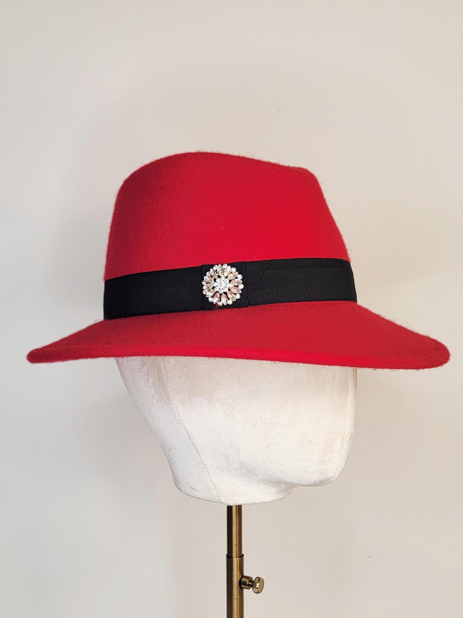 Catherine Red Fedora