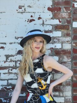 Mesta Black Sailor Hat