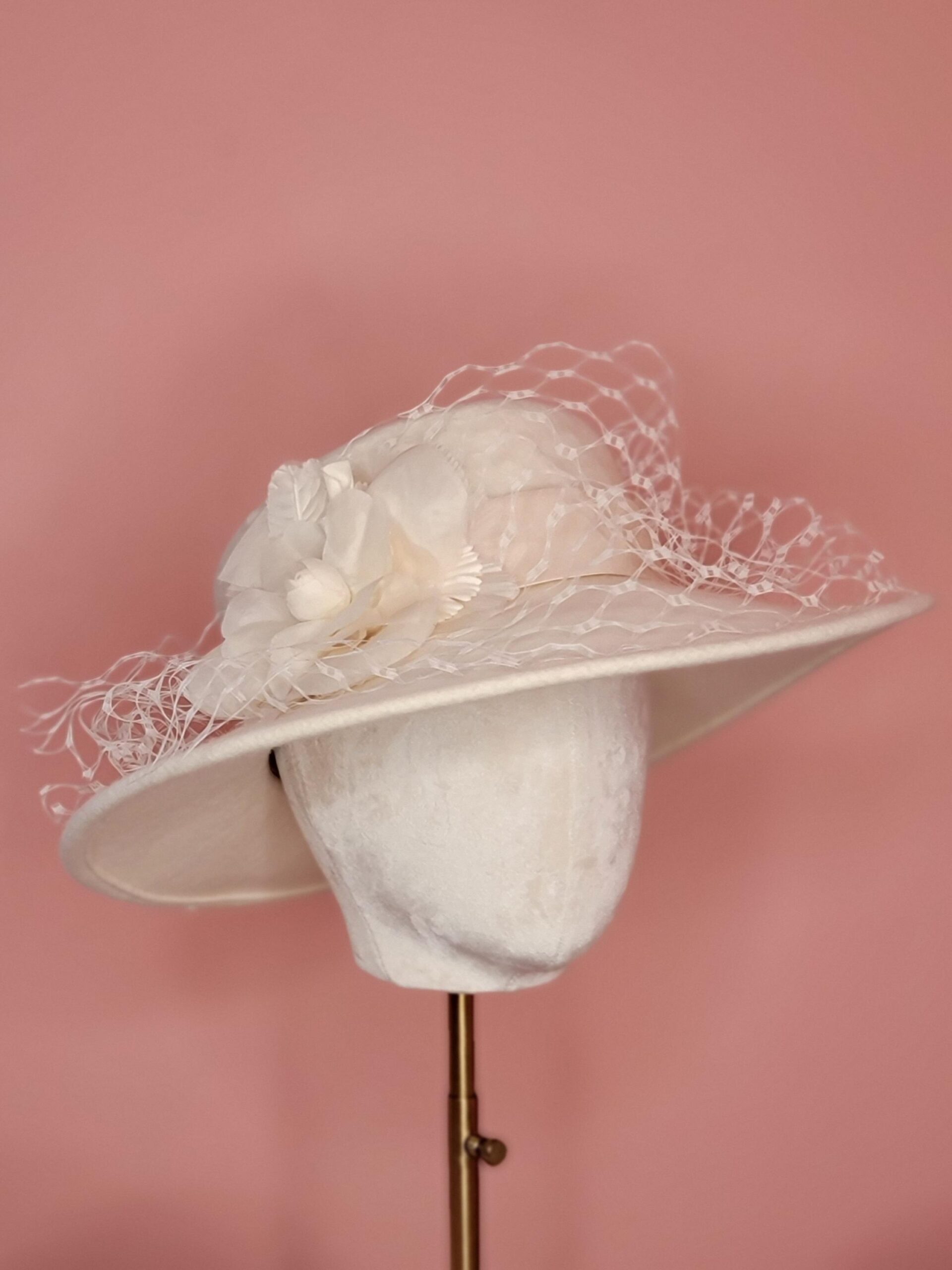 Cora Winter White Boater