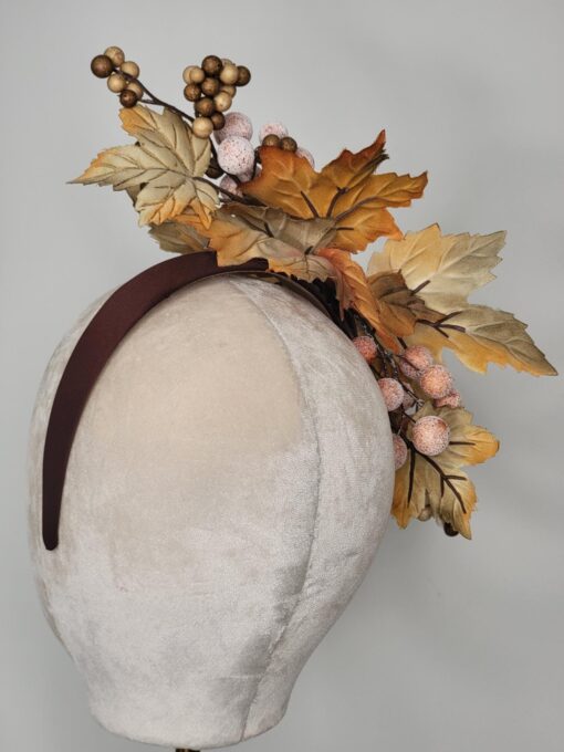 The Daisy Autumn Leaves Headband - Image 3