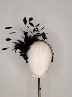 Mrs. Levinson feather fascinator