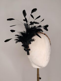 Mrs. Levinson feather fascinator
