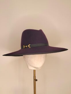 Miss Baxter Aubergine Fedora