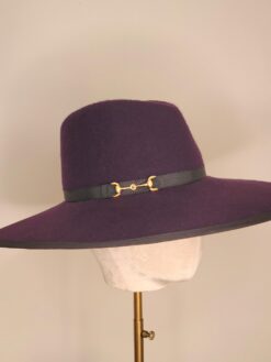 Miss Baxter Aubergine Fedora