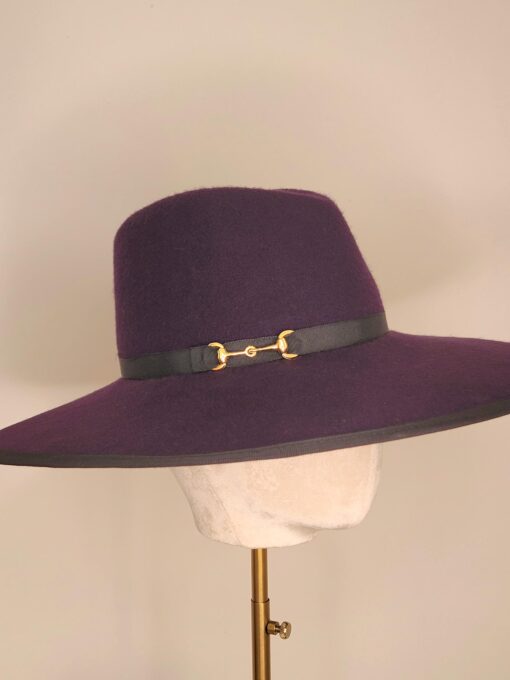 Miss Baxter Aubergine Fedora