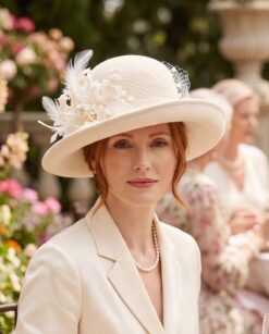Lavinia Winter White Cloche