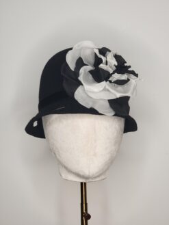 Gwen Downton Black Cloche