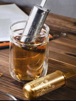 Gold Tea Stick Loose Leaf Tea Infuser