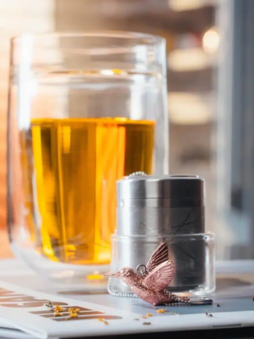 hummingbird tea infuser