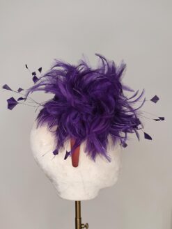 Maggie Purple fascinator