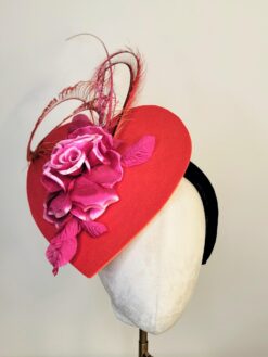 Amore Heart Fascinator