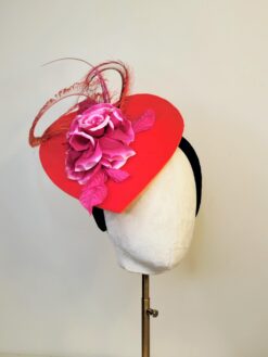 Amore Heart Fascinator