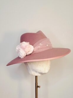 Valentina Rose Pearl Fedora