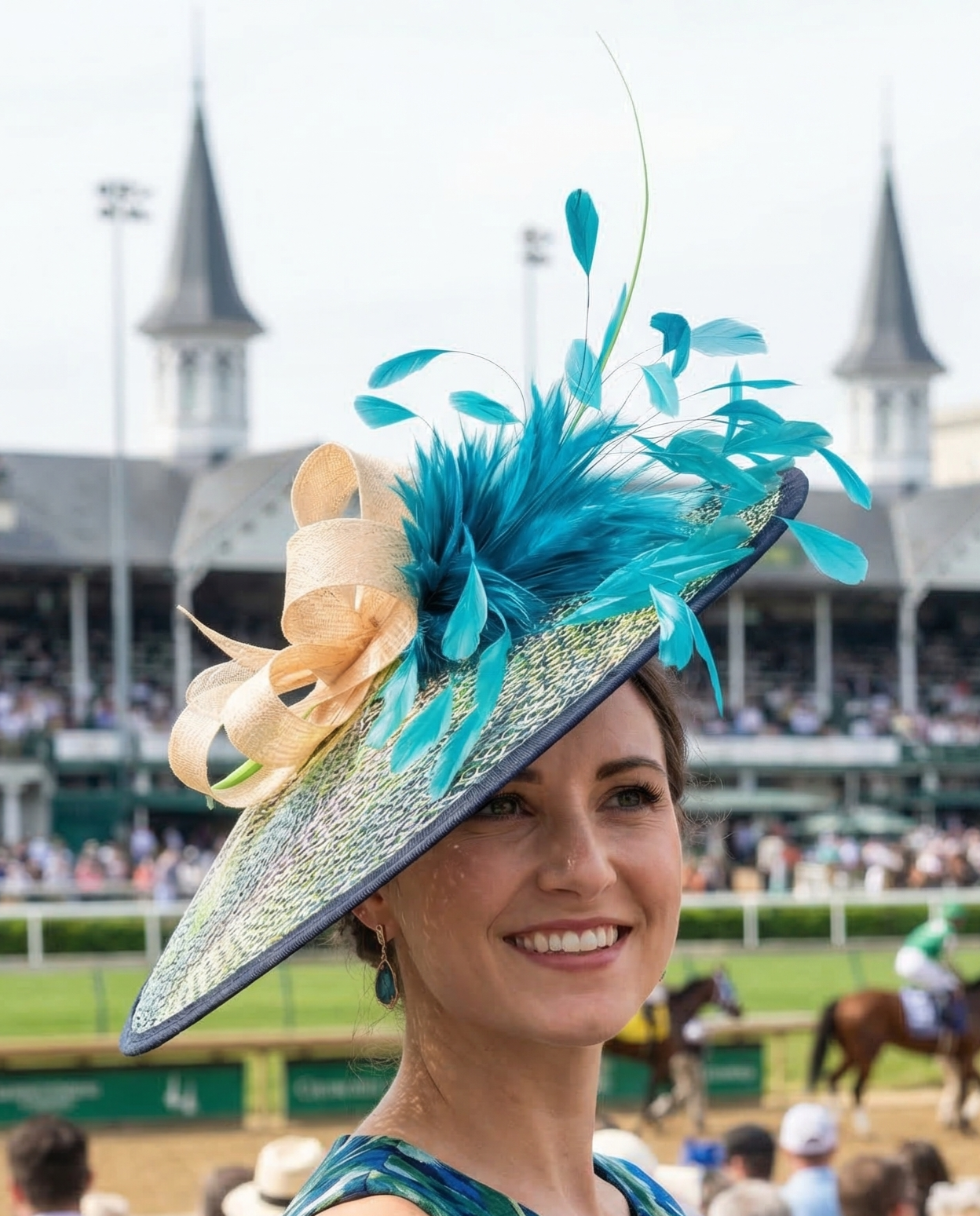 Kelly Green Buntal Hatinator