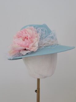Mela Powder Blue Fedora