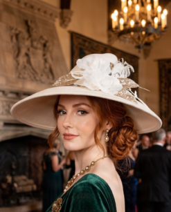 Phoebe Luxurious Winter White Hat