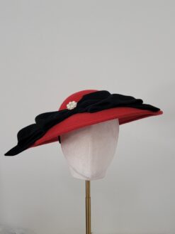 Bella Red Bow Hat