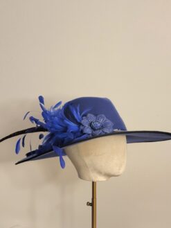 Corinne Blue Fedora