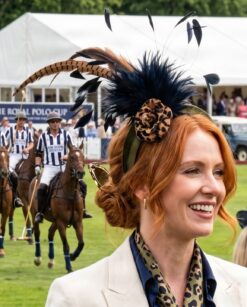 Corinna Fall Feather Fascinator