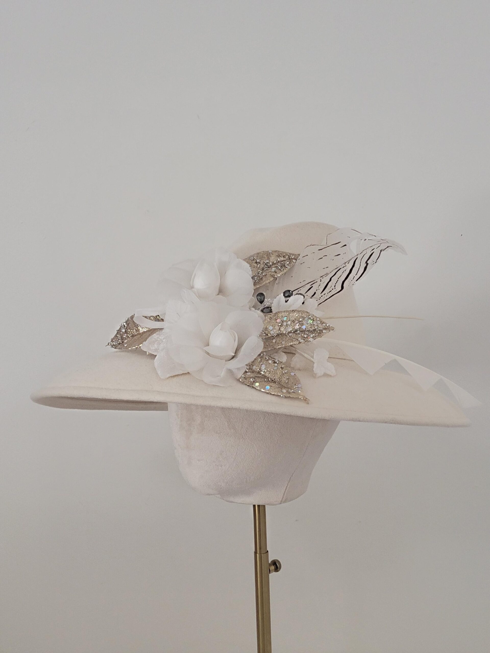 Phoebe Luxurious Winter White Hat